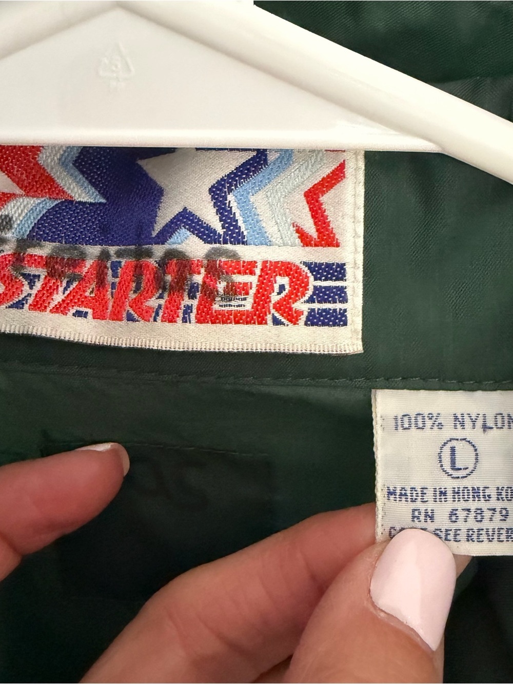 Men's Oakland A's Green Windbreaker Jacket -Large - Picture 3 of 4